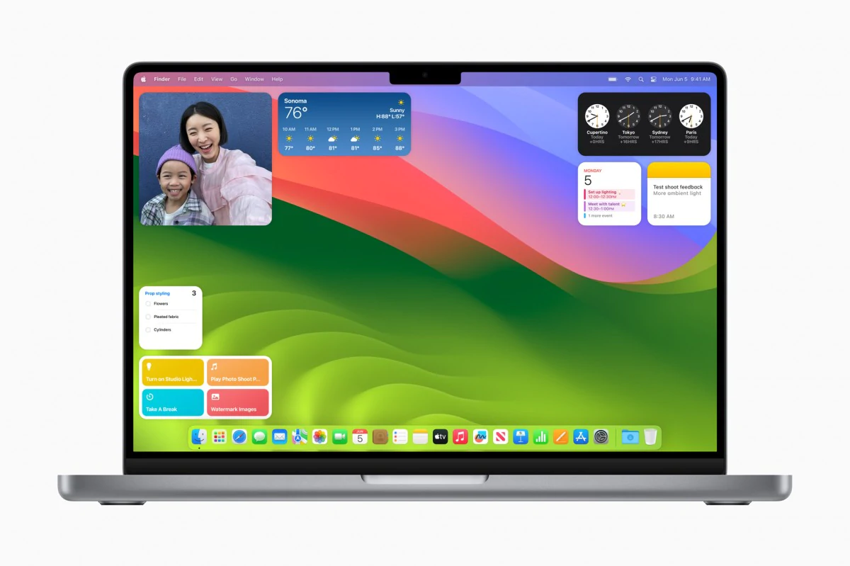 เปิดตัว macOS Sonoma มีวิดเจ็ต เพิ่มประสิทธิภาพการประชุม และมี Game Mode 1 gsmarena 005 1 | apple | เปิดตัว macOS Sonoma มีวิดเจ็ต เพิ่มประสิทธิภาพการประชุม และมี Game Mode