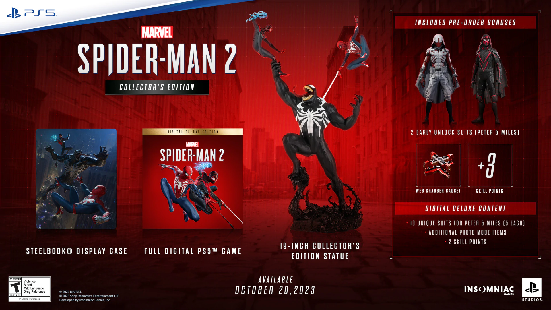 marvels spider man 2 collectors edition | Spider-Man 2 | เก็บเงินรอ Marvel’s Spider-Man 2 มีกำหนดวางขาย 20 ตุลาคม 2023 บน PS5 พร้อมเผยชุดสะสมน่าโดนสุดๆ