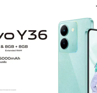 vivo Y36 Launch Press release | Vivo | vivo เปิดตัว Y36 ดีไซน์หรู แบตใหญ่ กล้องหลัก 50MP ในราคา 7,999 บาท