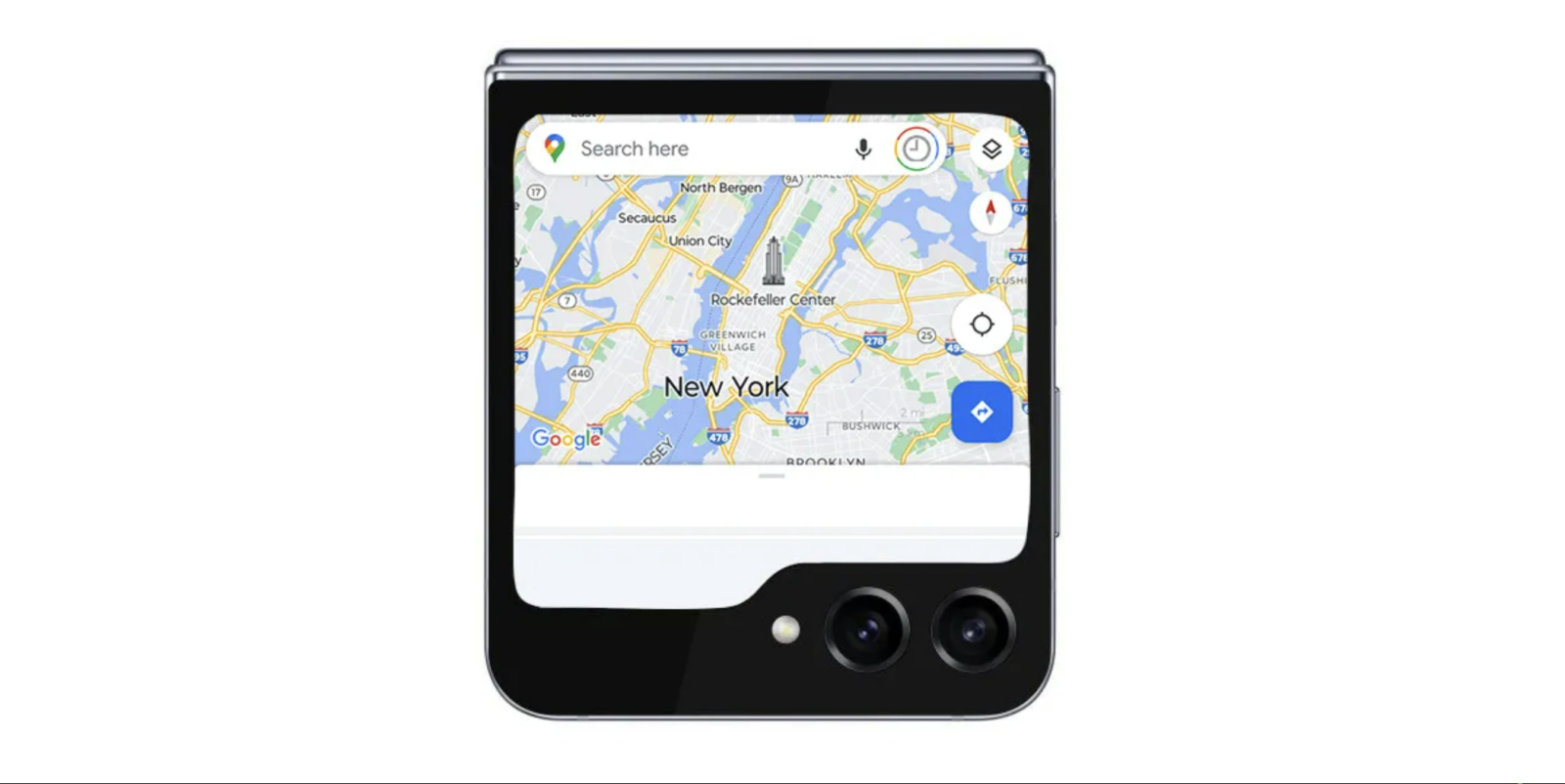 2023 06 13 125818 | Galaxy Z Flip 5 | จอด้านนอกของ Galaxy Z Flip 5 จะรองรับแอป Google Maps, Messages และ YouTube