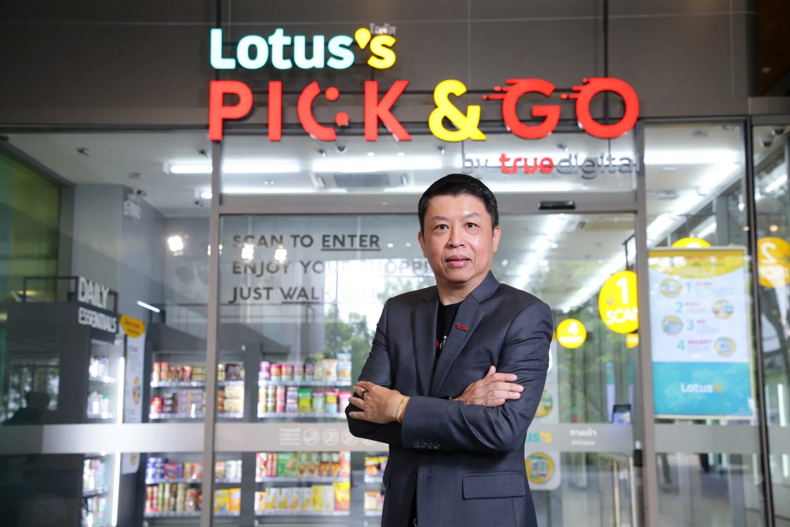 แห่งแรกในไทย! โลตัสร่วมกับทรู เปิดตัว Lotus’s ไร้พนักงาน หยิบสินค้าแล้วเดินออก 1 123 1 Lotuss PICK GO by True Digital | Lotus’s | แห่งแรกในไทย! โลตัสร่วมกับทรู เปิดตัว Lotus’s ไร้พนักงาน หยิบสินค้าแล้วเดินออก