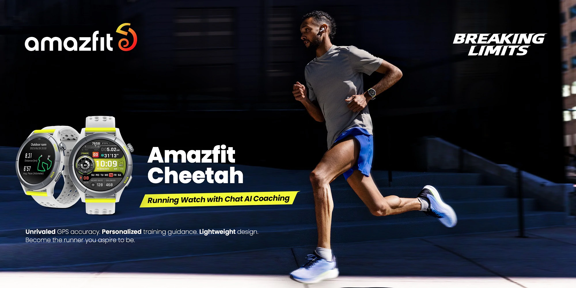 Cheetah Round 2 | amazfit | เปิดตัว AMAZFIT CHEETAH: สมาร์ทวอทช์ซีรีส์ใหม่สำหรับนักวิ่ง มาพร้อม GPS และ AI Coaching