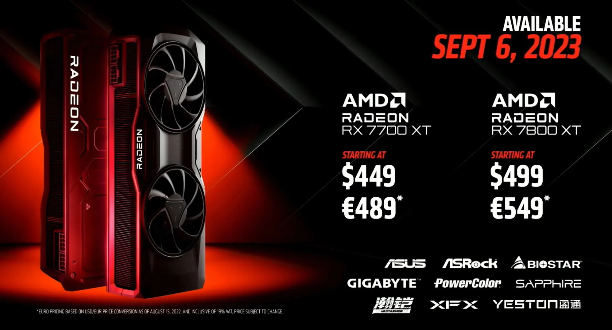 AMD RX7800 7700 PRICING RELEASE DATE | AMD เปิดตัว RX 7800 XT และ RX 7700 XT การ์ดจอระดับกลาง สำหรับการเล่นเกมความละเอียด 1440p