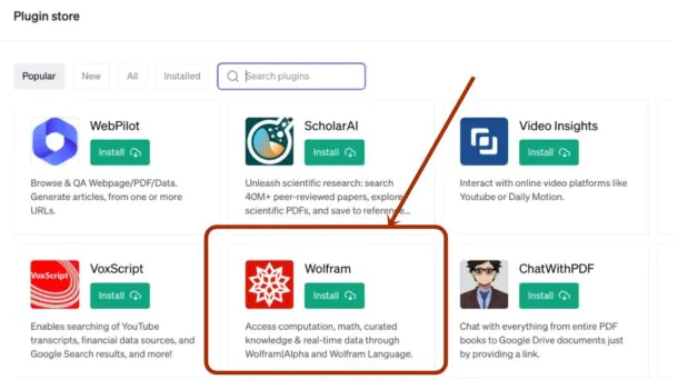 ChatGPT GPT 4 How to install Wolfram alpha plugins 3 | AI | วิธีการติดตั้งและใช้งาน ChatGPT Plugins : Wolfram สุดยอดการคำนวณ
