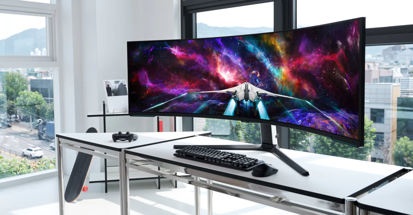 Samsung เปิดตัว Odyssey Neo G9 จอโค้งขนาด 57 นิ้ว 240Hz จอเล่นเกมสำหรับเกมเมอร์โดยเฉพาะ 1 Dual UHD Gaming Monitor dl2 | Odyssey Neo G9 | Samsung เปิดตัว Odyssey Neo G9 จอโค้งขนาด 57 นิ้ว 240Hz จอเล่นเกมสำหรับเกมเมอร์โดยเฉพาะ