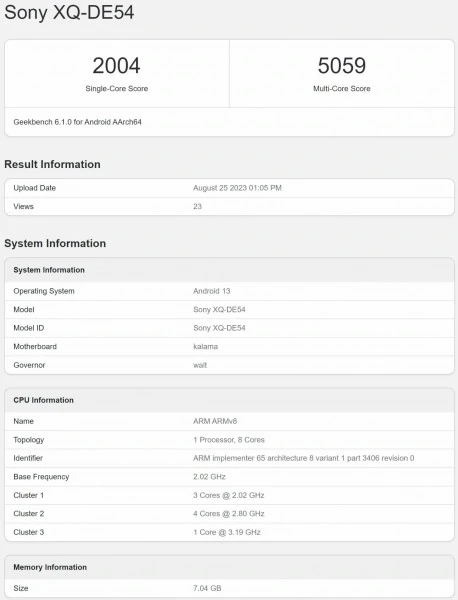 gsmarena 001 9 | Sony‬ | หลุดสเปก Sony Xperia 5 V ใช้ชิป Snapdragon 8 Gen 2