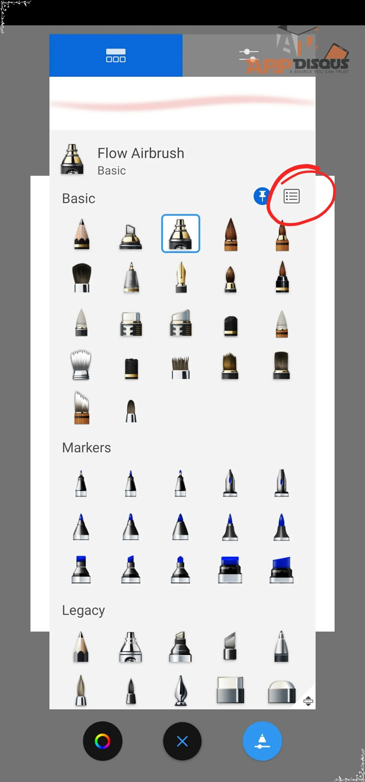 N2 FlipScreenshot 20230909 213300 Sketchbook scaled | autodesk Sketchbook | วิธีโหลดชุดแปรงมาใช้เพิ่ม ในแอป Sketchbook