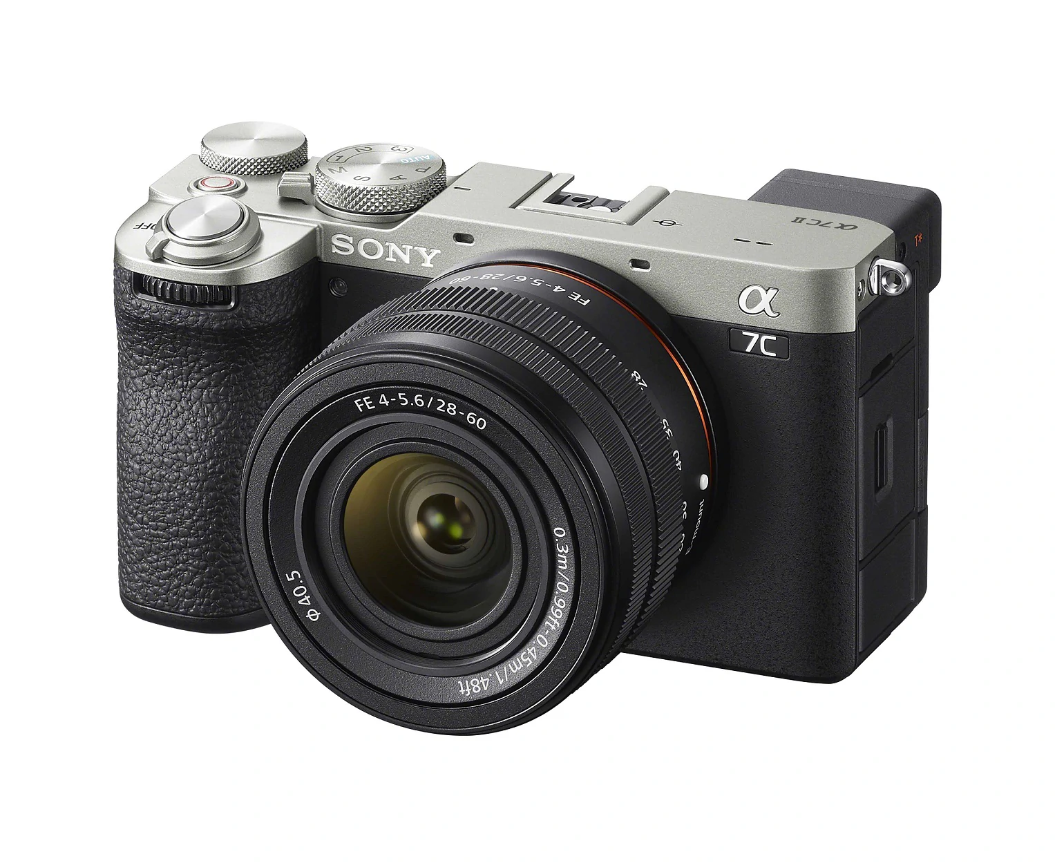 Pic A7CII SEL2860 right silver 01 | Alpha 7C II | โซนี่ เปิดจองกล้องในตระกูล Alpha 7C Series 2 รุ่นใหม่ล่าสุด