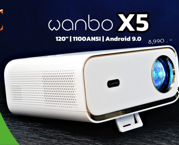 Wanbo X5 Review | Review | รีวิว Wanbo X5 โปรเจคเตอร์ 120 นิ้ว ใช้ง่าย ตัวจบในงบแปดพัน ปรับภาพให้อัตโนมัติ