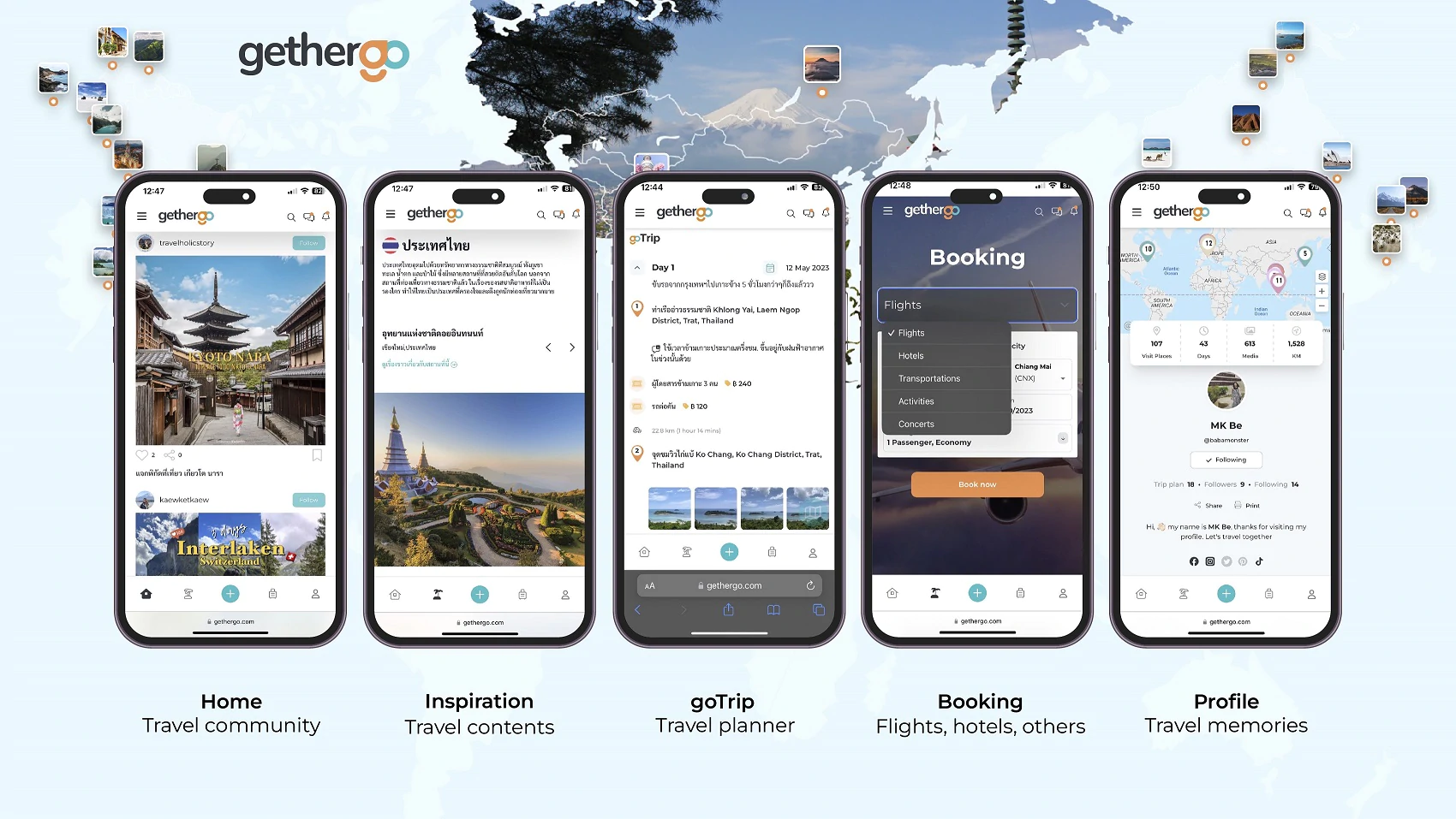2 gethergo All in one made for all | gethergo | เปิดตัว gethergo แพลตฟอร์มสัญชาติไทย เพื่อขั้นกว่าของการแพลนเที่ยว