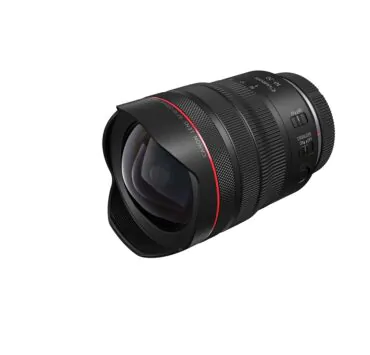 Canon announced the RF10 20mm f 4L IS STM Front Slant with cap | Canon | แคนนอน เปิดตัวเลนส์ซูมสำหรับกล้องฟูลเฟรมที่กว้างที่สุดในโลก