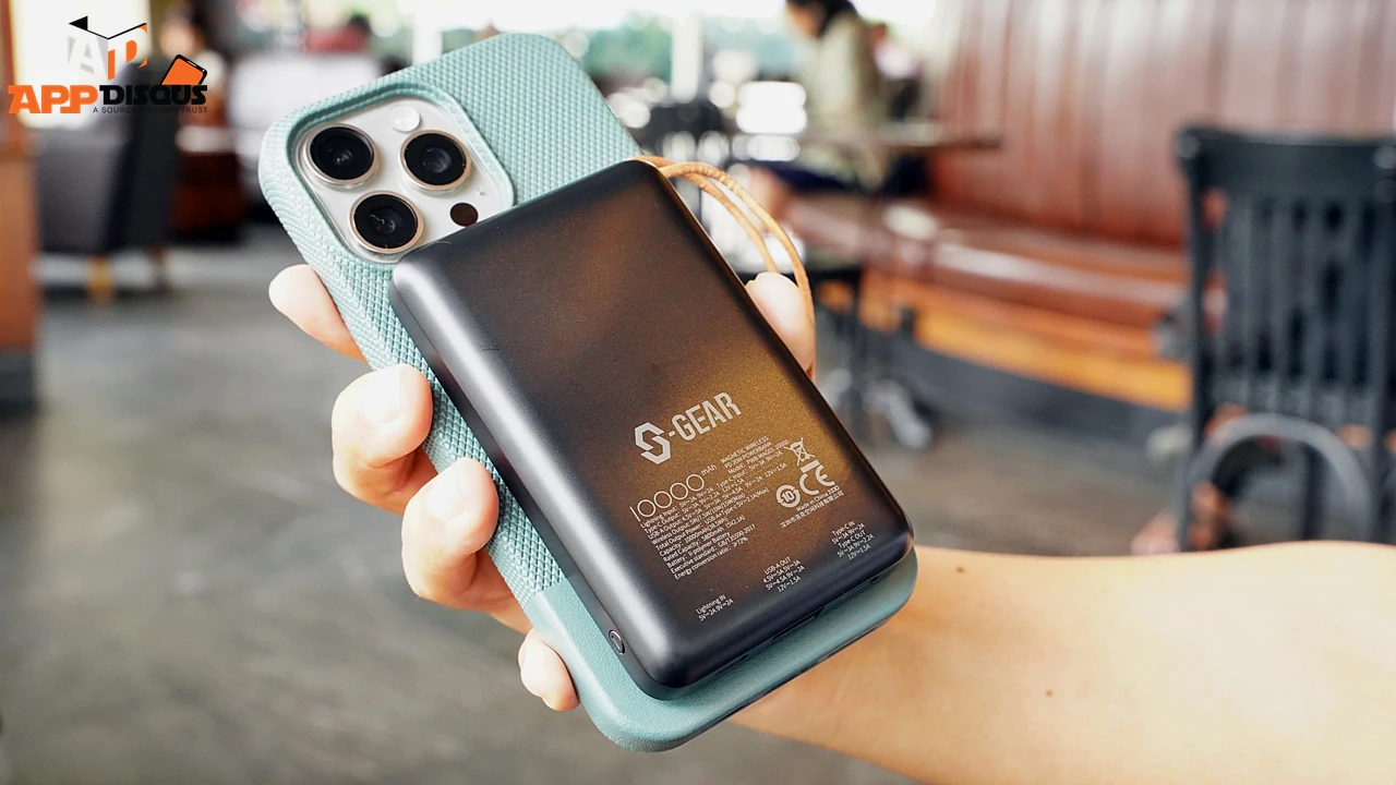 S GEAR Power DSC05556 052 | 000 mAh | รีวิว S-GEAR Power bank Magnetic Wireless 10,000 mAh แบตเสริมรองรับ Magsafe ราคาดี มีประกัน 2 ปี