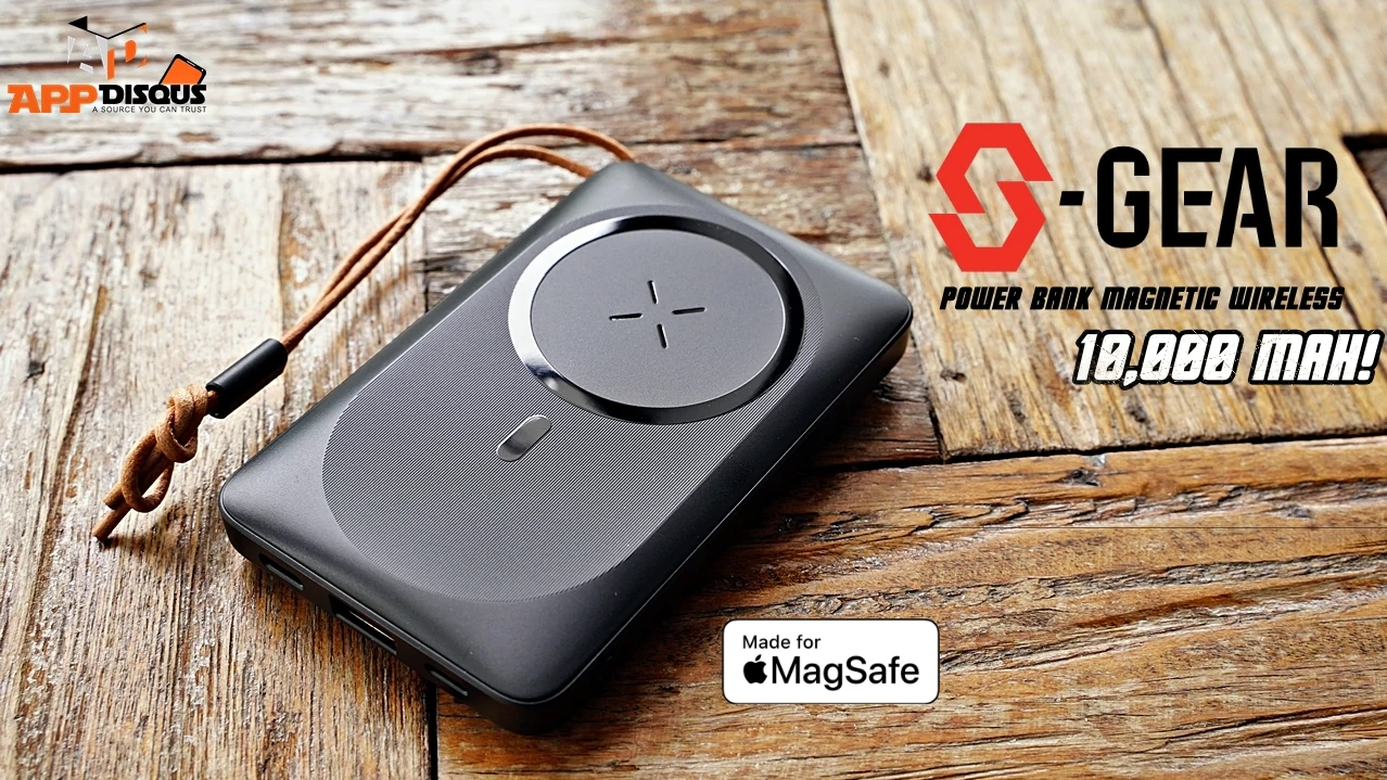 รีวิว S-GEAR Power bank Magnetic Wireless 10,000 mAh แบตเสริมรองรับ Magsafe ราคาดี มีประกัน 2 ปี 1 S GEAR Power | 000 mAh | รีวิว S-GEAR Power bank Magnetic Wireless 10,000 mAh แบตเสริมรองรับ Magsafe ราคาดี มีประกัน 2 ปี