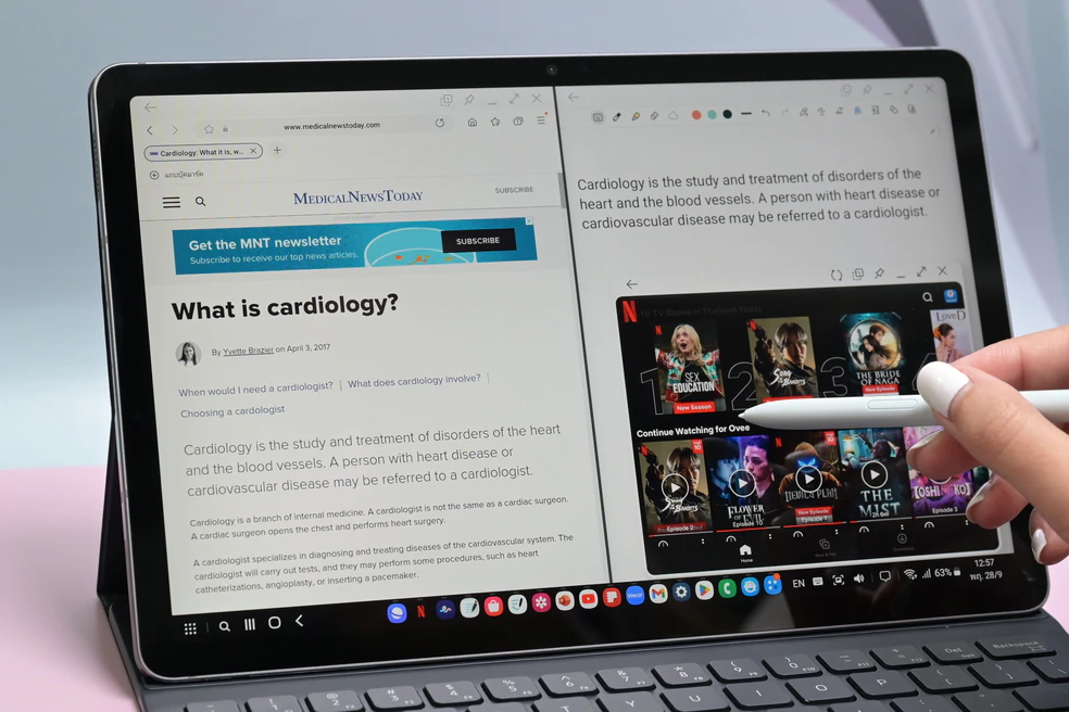 Galaxy Tab S9 FE และ Tab S9 FE+ แท็บเล็ตที่มาพร้อมกับปากกา S Pen ในราคาหมื่นกลางๆ 1 S Pen5 | Galaxy Tab S9 FE | Galaxy Tab S9 FE และ Tab S9 FE+ แท็บเล็ตที่มาพร้อมกับปากกา S Pen ในราคาหมื่นกลางๆ