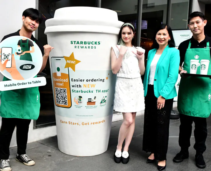 SBUX MOT Photo release | iPad Updates | สตาร์บัคส์ เปิดตัวฟีเจอร์ Mobile Order to Table สั่งผ่านแอป พร้อมเสิร์ฟที่โต๊ะ