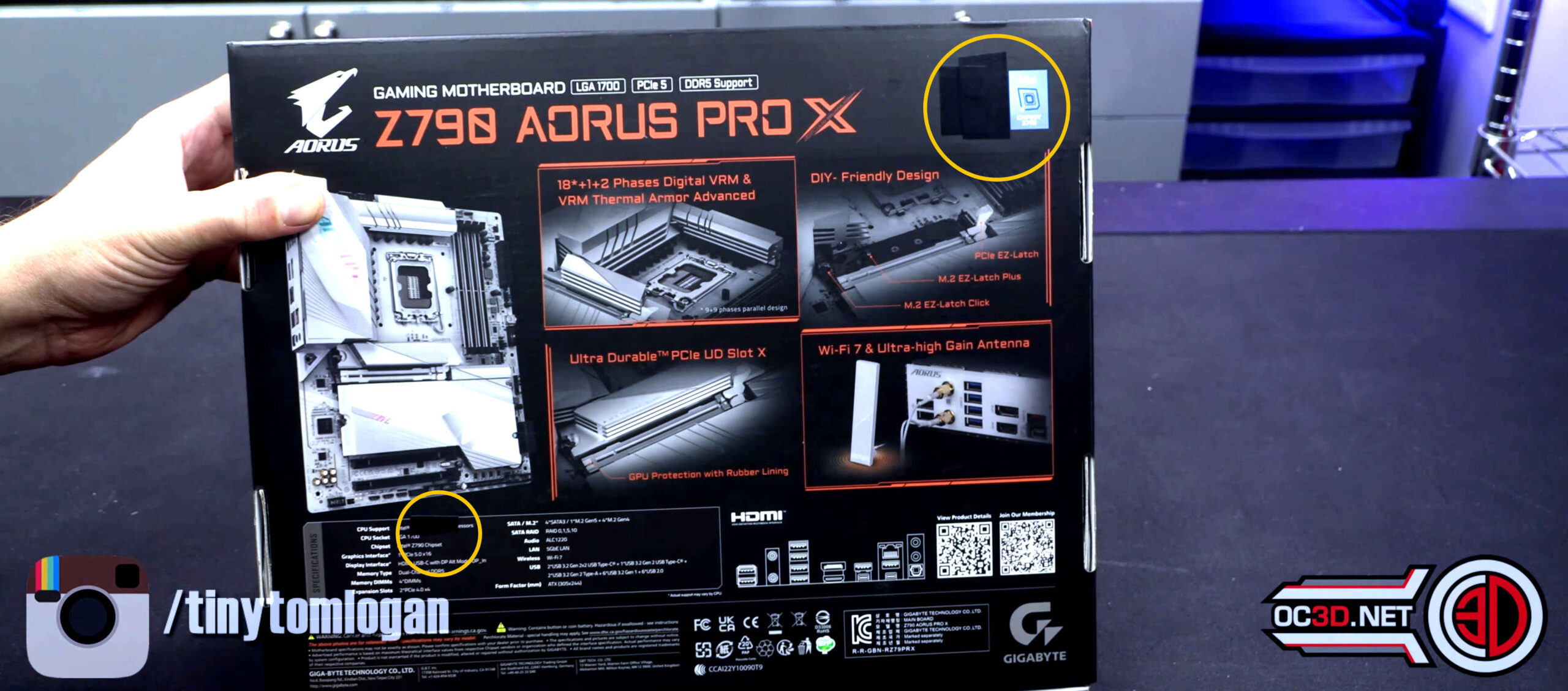 Z790 AORUS X scaled | Aorus Z790 X | เผยโฉม Gigabyte Aorus Z790 X เมนบอร์ดรุ่นใหม่สำหรับ Intel Core 14th โดยเฉพาะ