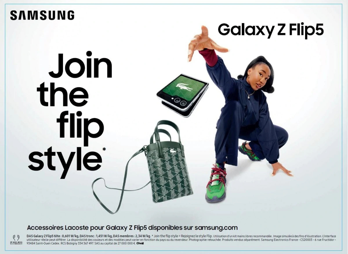 gsmarena 001 11 | Galaxy Z Flip5 | Samsung ประกาศจับมือ Lacoste เปิดตัวอุปกรณ์เสริมสำหรับ Galaxy Z Fold5 และ Flip5