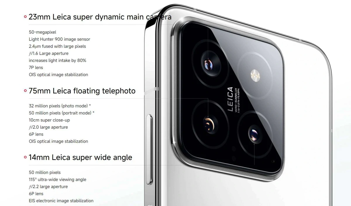 gsmarena 008 | Xiaomi | เปิดตัว Xiaomi 14 กล้อง Leica พร้อมระบบปฏิบัติการใหม่ HyperOS