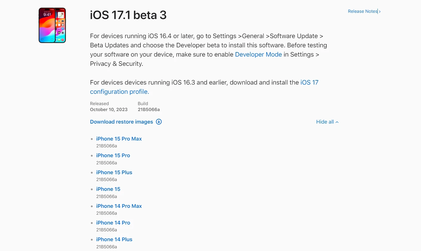 how to download iOS 17.1 beta 3 developer 4 | Apple iOS | วิธีดาวน์โหลด iOS 17.1 beta 3