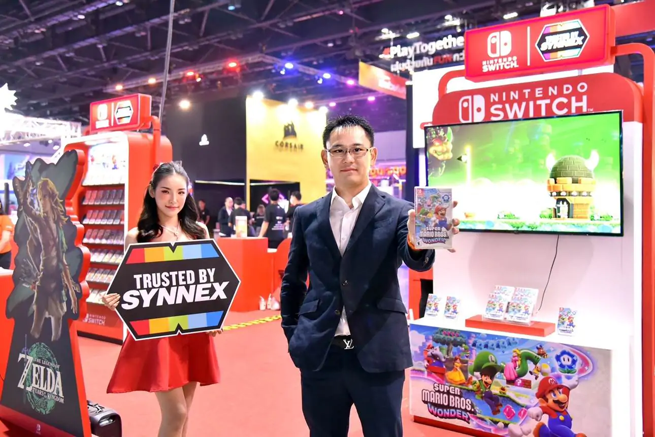 ซินเน็คฯ จัดเต็ม ขน NINTENDO SWITCH BY SYNNEX ออกงาน TGS 2023 กับไฮไลท์เปิดตัวเกมใหม่ และโปรโมชั่นพิเศษที่ไม่เคยมีมาก่อน 1 image001 | Nintendo | ซินเน็คฯ จัดเต็ม ขน NINTENDO SWITCH BY SYNNEX ออกงาน TGS 2023 กับไฮไลท์เปิดตัวเกมใหม่ และโปรโมชั่นพิเศษที่ไม่เคยมีมาก่อน