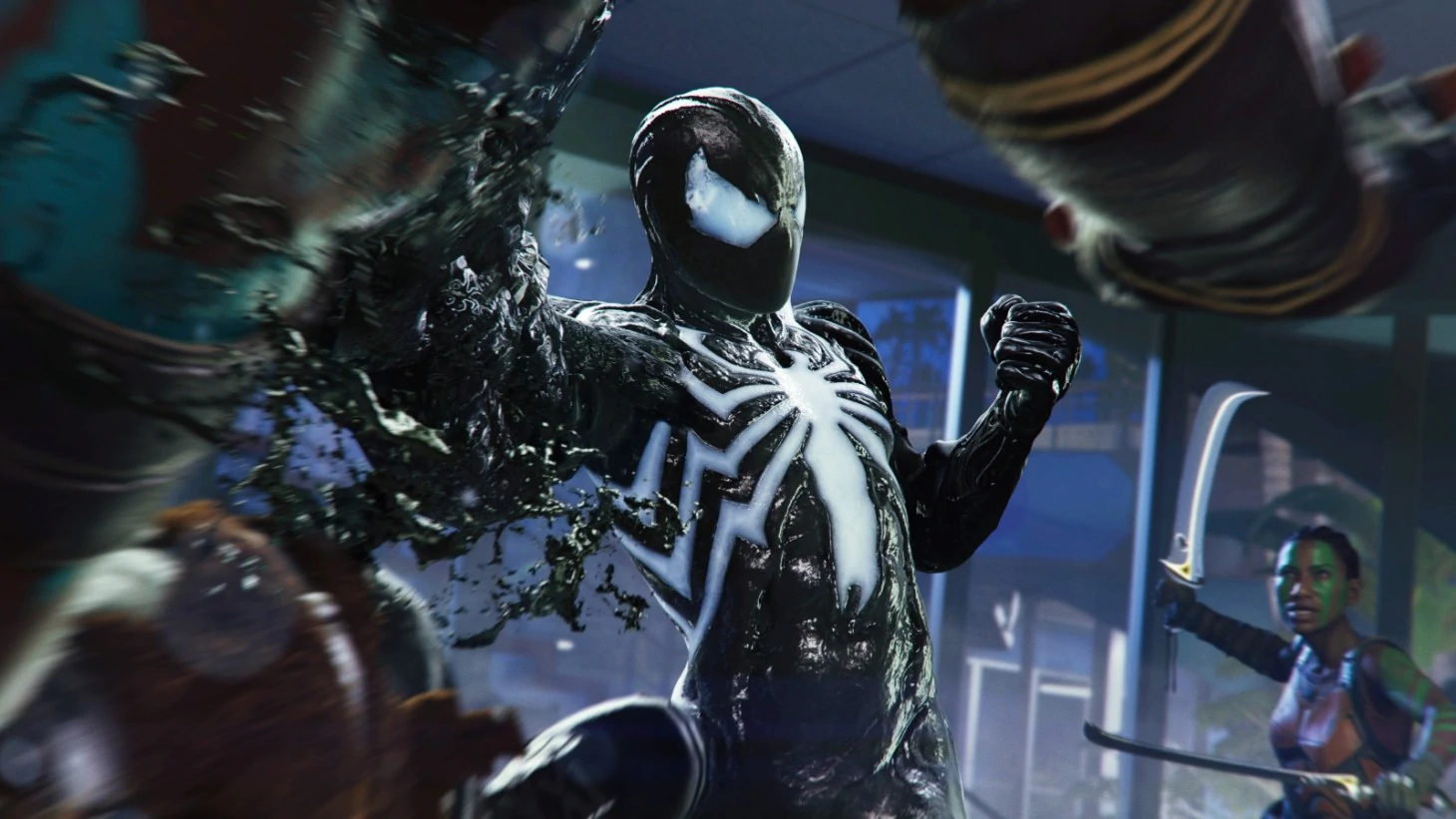 sm2 black spidey punch | Spider-Man | Insomniac Games เปิดเผย Marvel’s Spider-Man 3 “อาจเป็นมหากาพย์สุดยิ่งใหญ่”