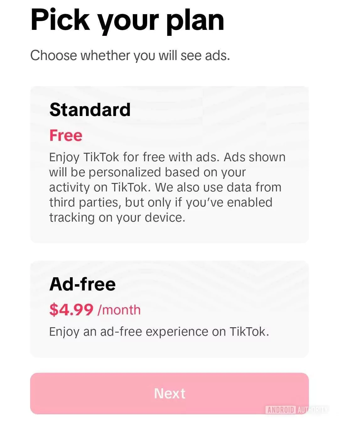 tiktok | TikTok | TikTok เริ่มทดสอบบริการรายเดือนแบบไม่มีโฆษณาระหว่างคอนเทนต์