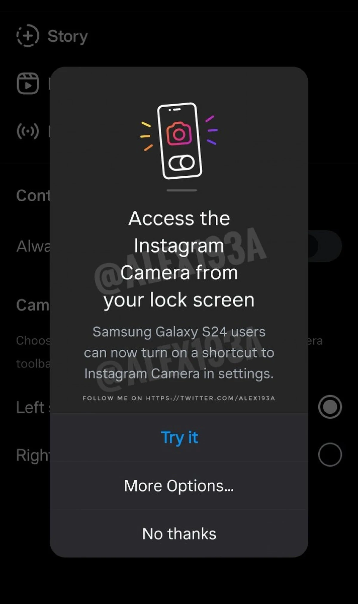 gsmarena 001 6 | Samsung Galaxy S24 | Samsung Galaxy S24 อาจมาพร้อมกับปุ่มลัดที่ช่วยให้คุณเข้า IG ได้ผ่านหน้าจอ Lock Screen