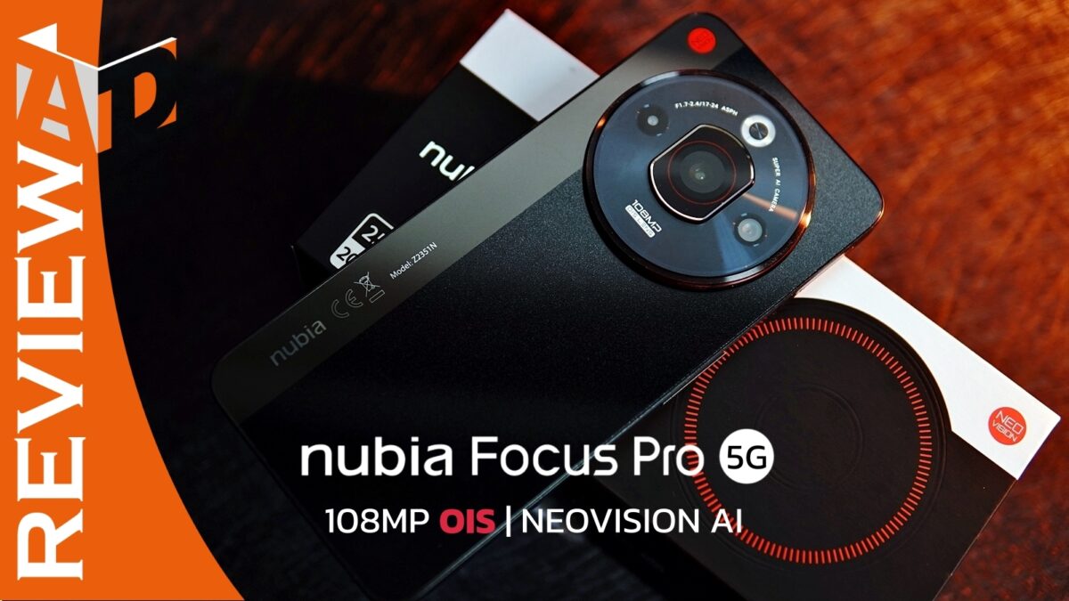Focuspro Rack รีวิว ZTE nubia Focus Pro 5G สมาร์ตโฟนกล้องทรงพลัง ในราคาหลักพัน!!