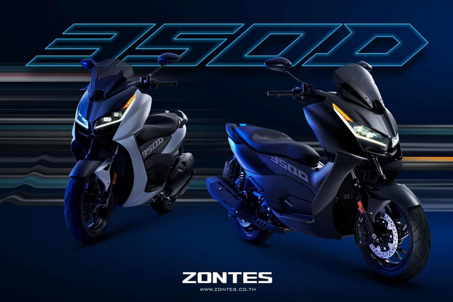 เปิดตัวบิ๊กสกู๊ตเตอร์ สัญชาติจีน ZONTES 350E & 350D