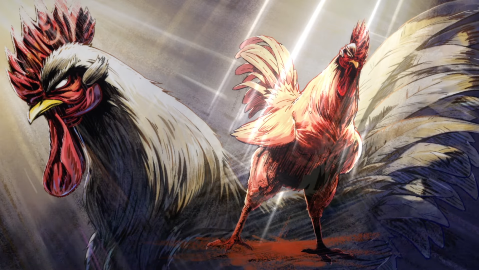 Rooster Fighter จากมังงะสุดปั่นกลายเป็นอนิเมะพร้อมปล่อยตัวอย่าง!