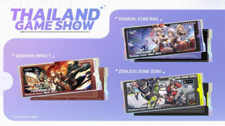 HoYoverse จะเข้าร่วมงาน Thailand Game Show 2024 ในปีนี้พร้อมกิจกรรมมากมาย!