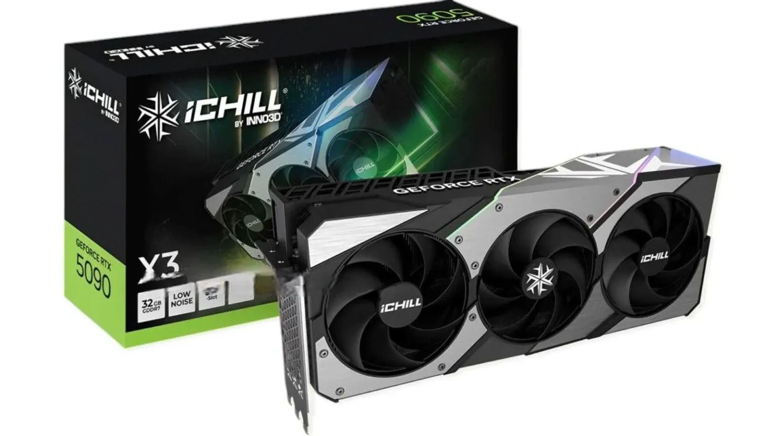หลุด Inno3D เตรียมเปิดตัว NVIDIA GeForce RTX 5090 iChill X3 พร้อมยืนยันใช้ VRAM GDDR7 32 GB