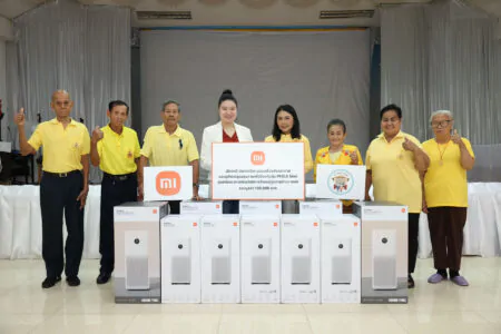 เสียวหมี่ ประเทศไทย มอบเครื่องฟอกอากาศ ดูแลสุขภาพประชาชนจากฝุ่น PM2.5