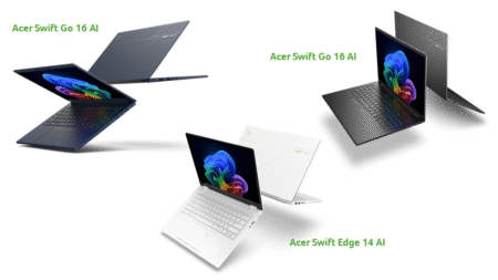 เอเซอร์เปิดตัว Copilot+ PC รุ่นใหม่ Acer Swift Edge AI โน้ตบุ๊กบางเบาพรีเมียม และ Swift Go AI ตอบโจทย์ทุกไลฟ์สไตล์
