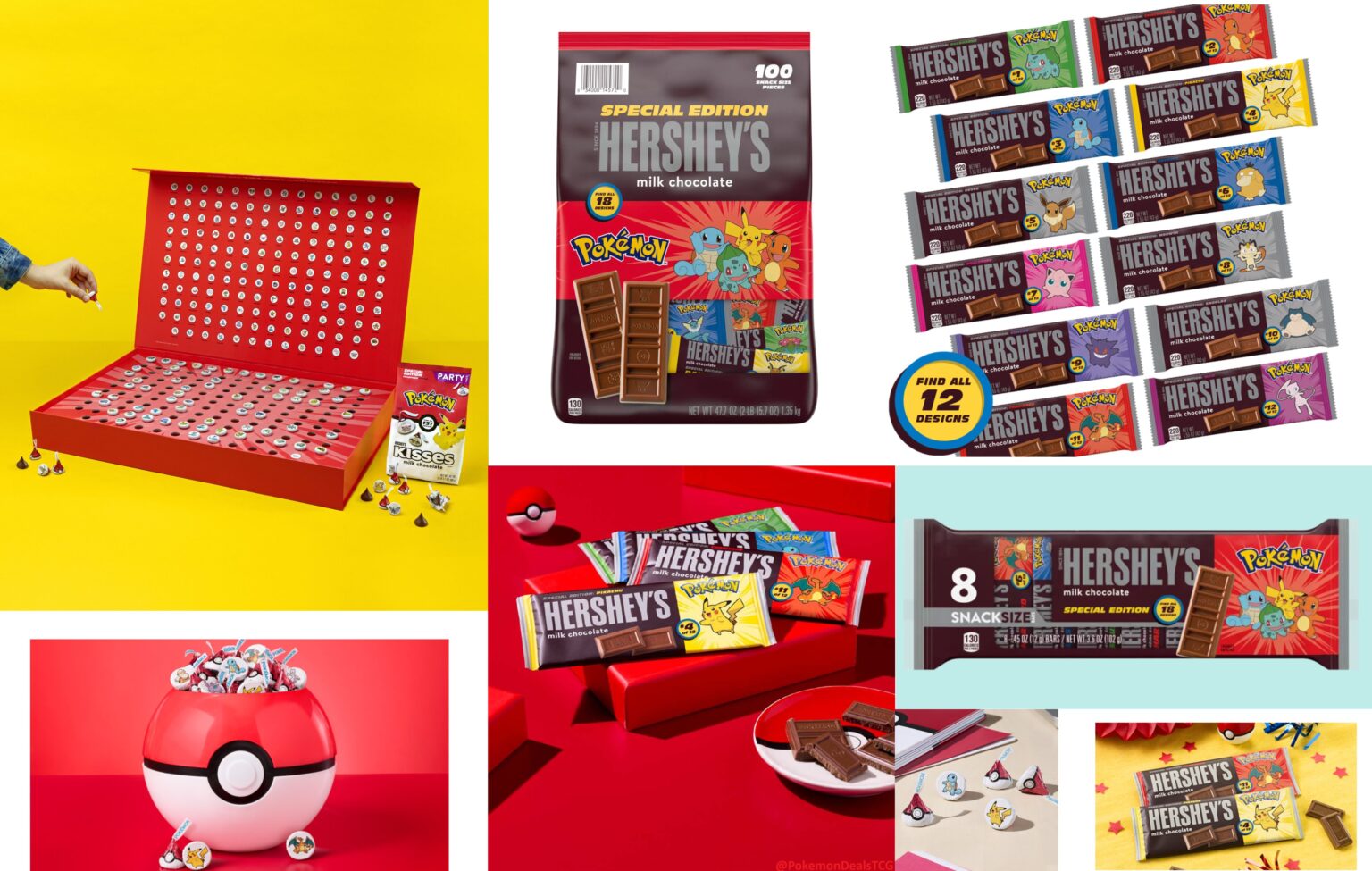 HERSHEY’S เปิดตัวคอลเล็กชันช็อกโกแลต Pokémon