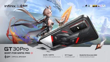 เร็ว แรง แม่นยำ Infinix GT 30 Pro เกมมิ่งโฟนของเกมเมอร์ตัวจริง จัดเต็มฟีเจอร์ระดับโปรกับ GT Trigger และเฟรมเรท 120FPS ยิงยาวเต็มวัน