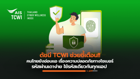ดัชนีสุขภาวะไซเบอร์ กับความจริงที่เรามักมองข้าม: คนไทยยังอ่อนแอเรื่อง “ความปลอดภัยทางไซเบอร์”