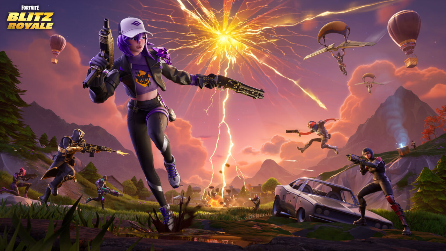 โหมดใหม่ Fortnite: Blitz Royale เพิ่มโหมด Six Stack และ Pure Chaos