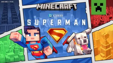 Minecraft x Superman เปิดตัว DLC ที่ให้เราได้เล่นเป็น Superman กอบกู้เมือง