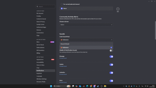 สอนวิธี เปิด/ปิด เสียงแจ้งเตือนเทศกาลพิเศษใน Discord!