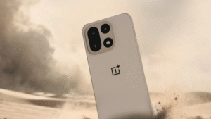 OnePlus 15 สีใหม่ Sand Storm เฟรมสัมผัสแบบเซรามิก กลิ่นอายทะเลทราย