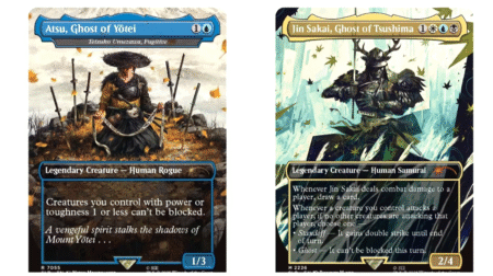 Ghost of Yotei ร่วมจักรวาล Magic: The Gathering เปิดตัวการ์ด Atsu ในชุดพิเศษ Secret Lair x PlayStation