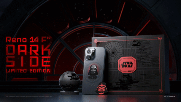 Oppo Reno 14F Dark Side Limited Edition เปิดตัวในเม็กซิโก ดีไซน์ Star Wars สายดาร์ค