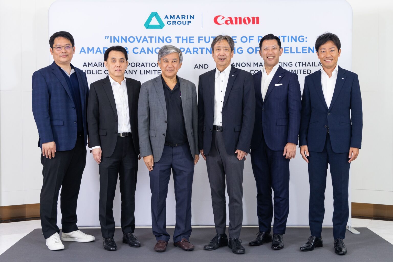 แคนนอน และ อมรินทร์ คอร์เปอเรชั่นส์ ผนึกพลังสองแบรนด์ยักษ์ใหญ่ ผสานเทคโนโลยีอิมเมจจิ้งระดับโลก ซัพพอร์ตอุตสาหกรรมการผลิตสื่อครบวงจรของเมืองไทย