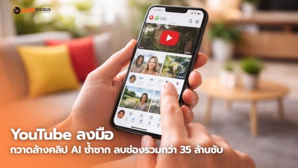 YouTube ลงมือแล้ว กวาดล้างคลิป AI ซ้ำซาก ลบช่องรวมกว่า 35 ล้านซับ