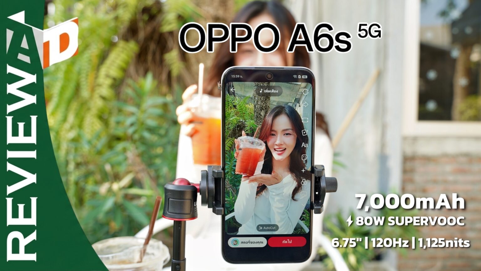 รีวิว OPPO A6s 5G สมาร์ตโฟนดีไซน์สวย แบตอึด ทั้งเล่นทั้งไลฟ์ ใช้ครบในงบหมื่นเดียว