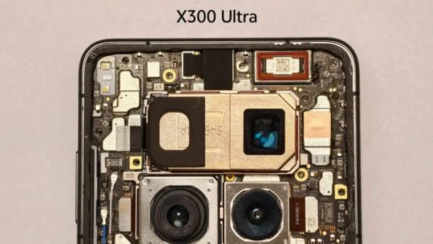 Vivo X300 Ultra เผยกล้อง Ultra-Wide 50MP เซ็นเซอร์ Sony LYT-818 พร้อมซ่อนเซ็นเซอร์ปริศนาในโมดูลกล้อง