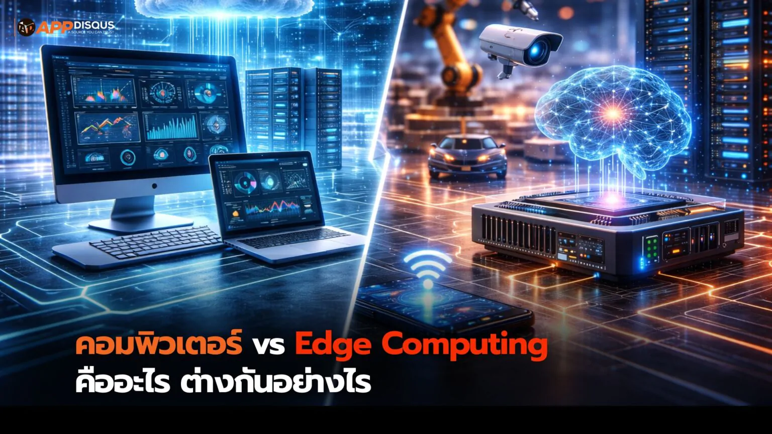 คอมพิวเตอร์ vs Edge Computing คืออะไร ต่างกันอย่างไร