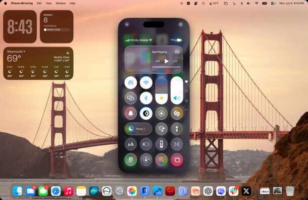 macOS 27 Golden Gate เพิ่มฟีเจอร์ปรับขนาด iPhone Mirroring ได้อิสระขึ้น