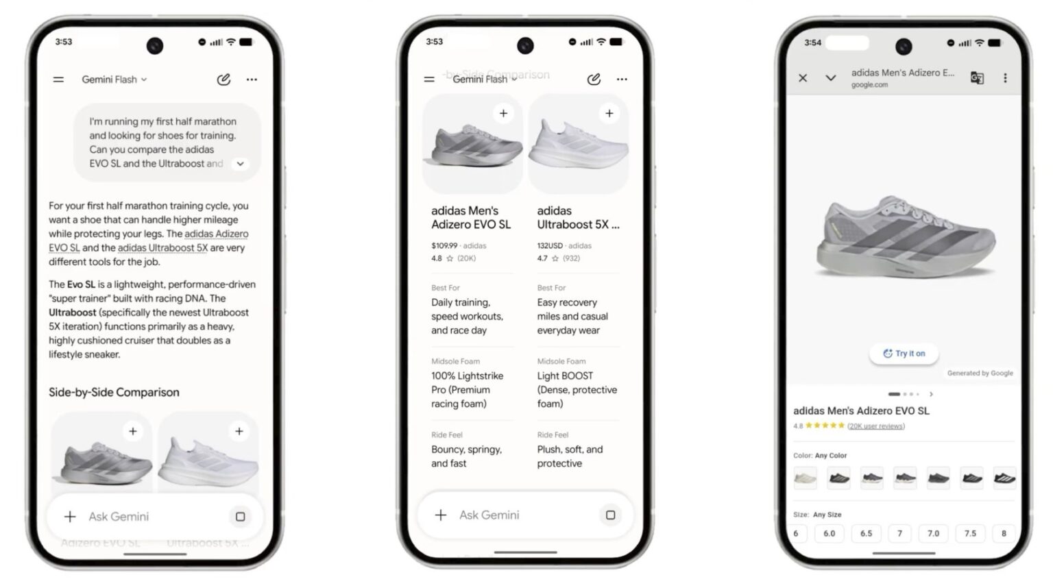 Google อัปเดตฟีเจอร์ใน Gemini ยกระดับประสบการณ์การช็อปปิ้งออนไลน์ให้ง่ายขึ้นกว่าเดิม